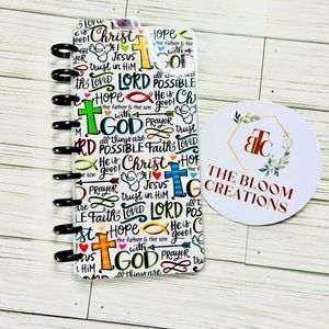 Classic Skinny happy planner size Faith Hope Love Jesus Christ God gratitude